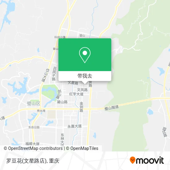 罗豆花(文星路店)地图