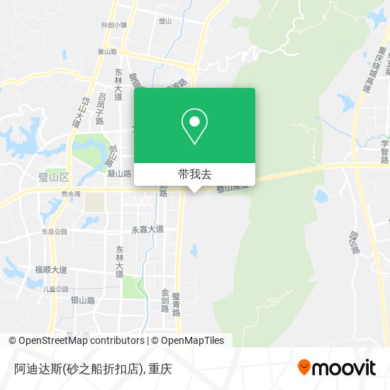 阿迪达斯(砂之船折扣店)地图