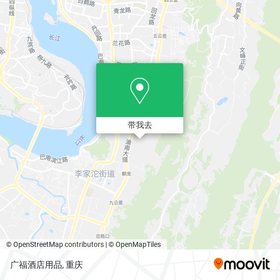 广福酒店用品地图