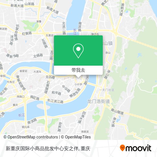 新重庆国际小商品批发中心安之伴地图
