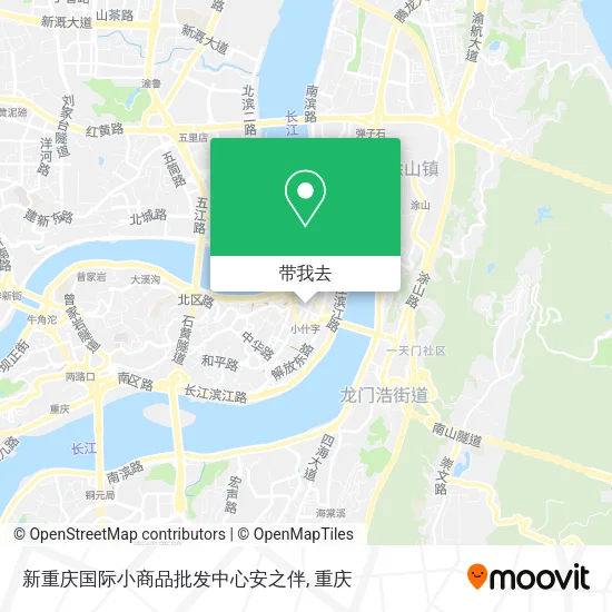 新重庆国际小商品批发中心安之伴地图