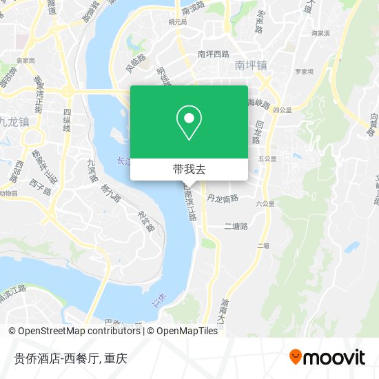 贵侨酒店-西餐厅地图