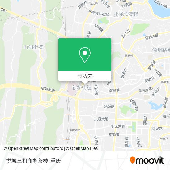 悦城三和商务茶楼地图