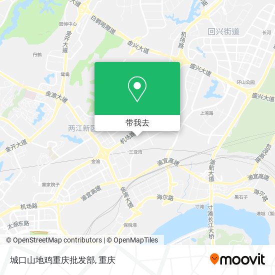 城口山地鸡重庆批发部地图