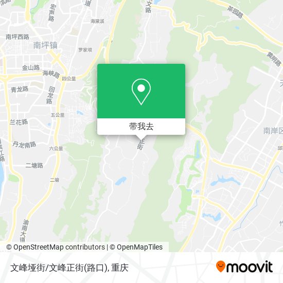 文峰垭街/文峰正街(路口)地图