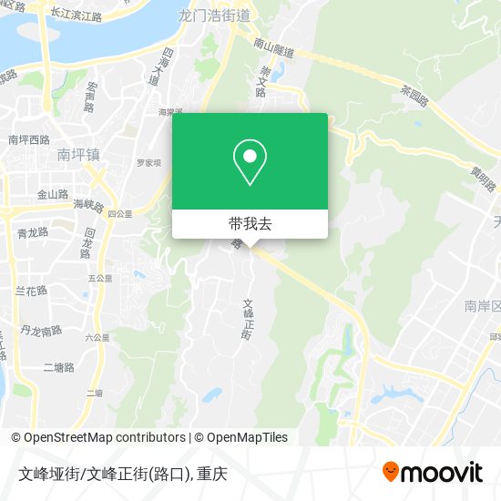 文峰垭街/文峰正街(路口)地图
