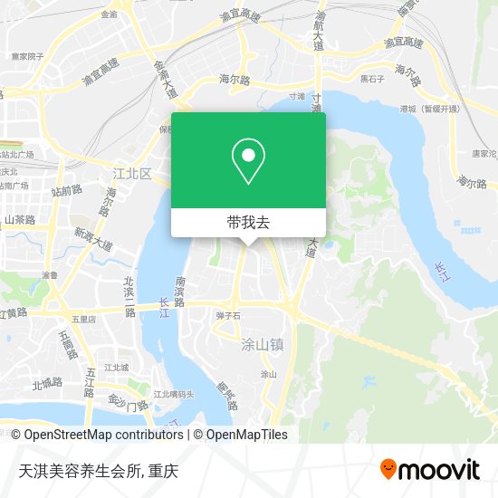 天淇美容养生会所地图