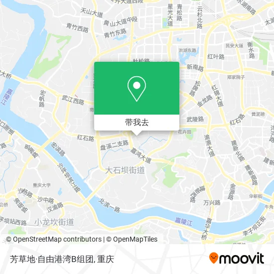 芳草地·自由港湾B组团地图