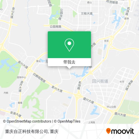 重庆自正科技有限公司地图