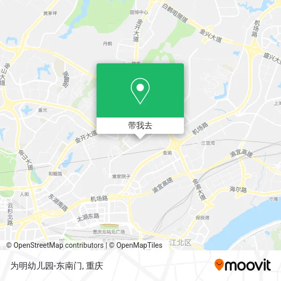 为明幼儿园-东南门地图