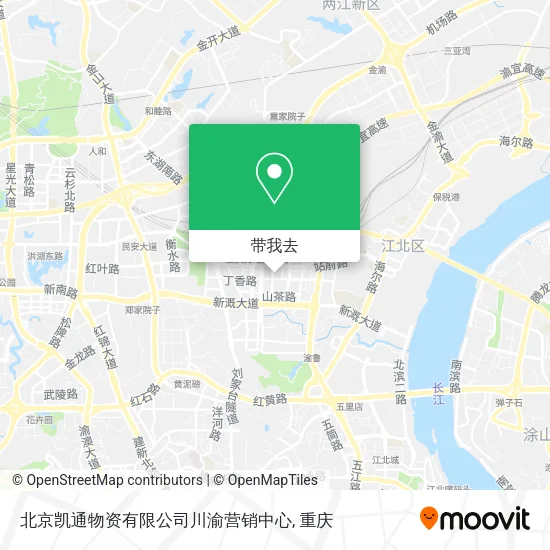 北京凯通物资有限公司川渝营销中心地图