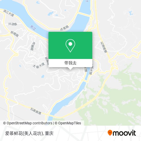爱慕鲜花(美人花坊)地图