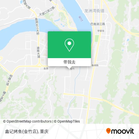 鑫记烤鱼(金竹店)地图