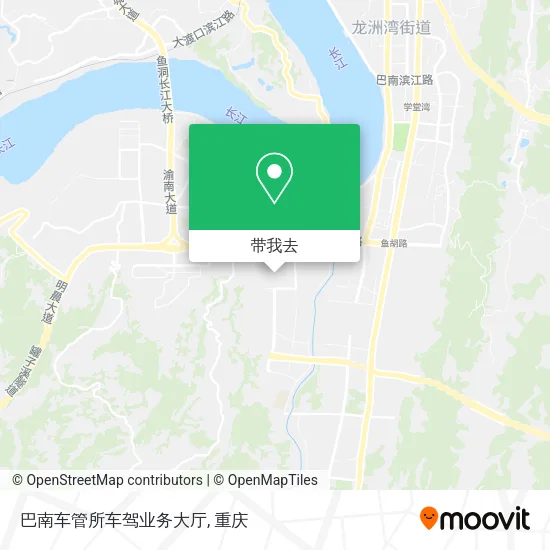 巴南车管所车驾业务大厅地图