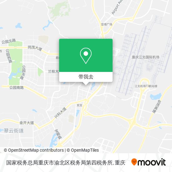 国家税务总局重庆市渝北区税务局第四税务所地图