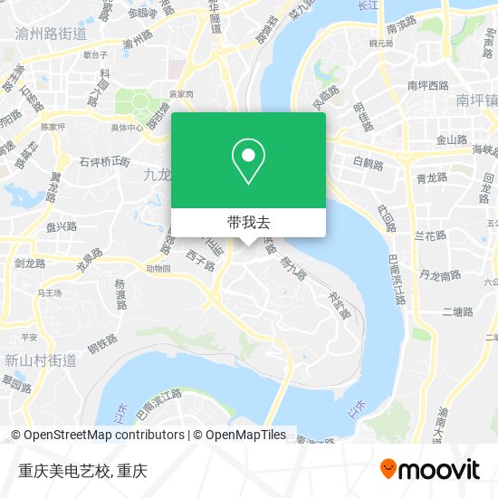 重庆美电艺校地图