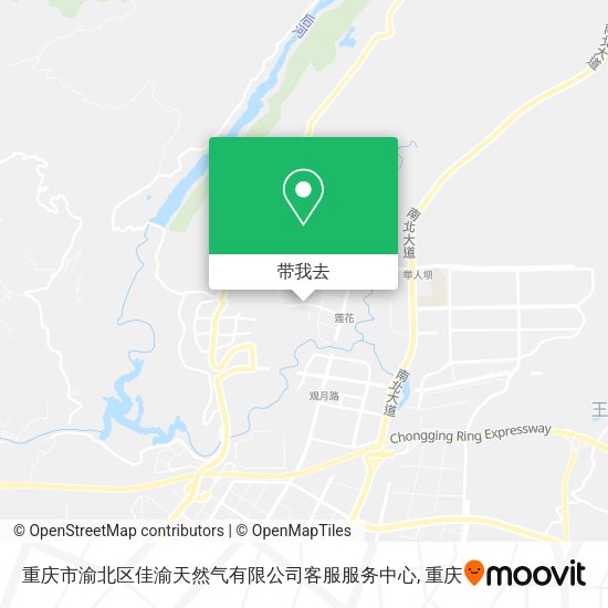 重庆市渝北区佳渝天然气有限公司客服服务中心地图