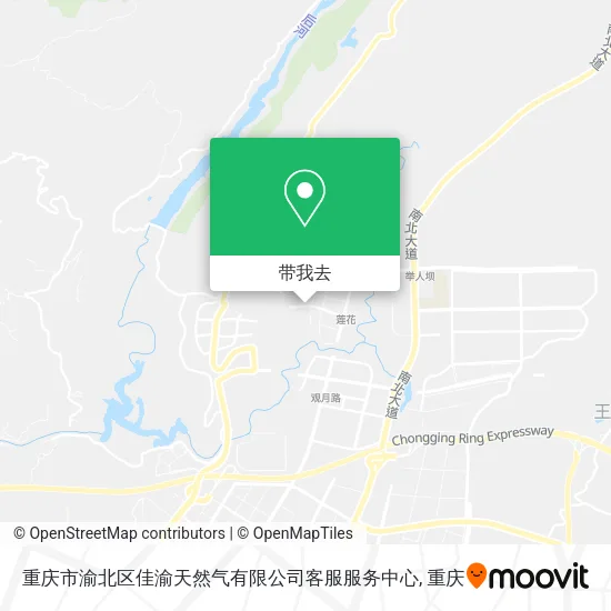 重庆市渝北区佳渝天然气有限公司客服服务中心地图