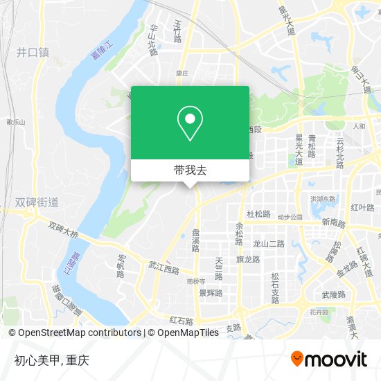 初心美甲地图