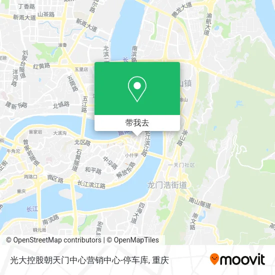 光大控股朝天门中心营销中心-停车库地图