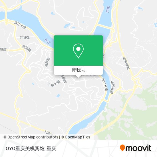 OYO重庆美棋宾馆地图
