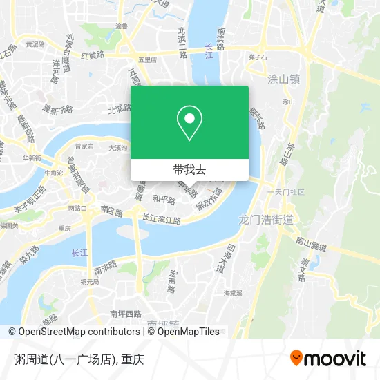 粥周道(八一广场店)地图