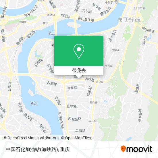 中国石化加油站(海峡路)地图