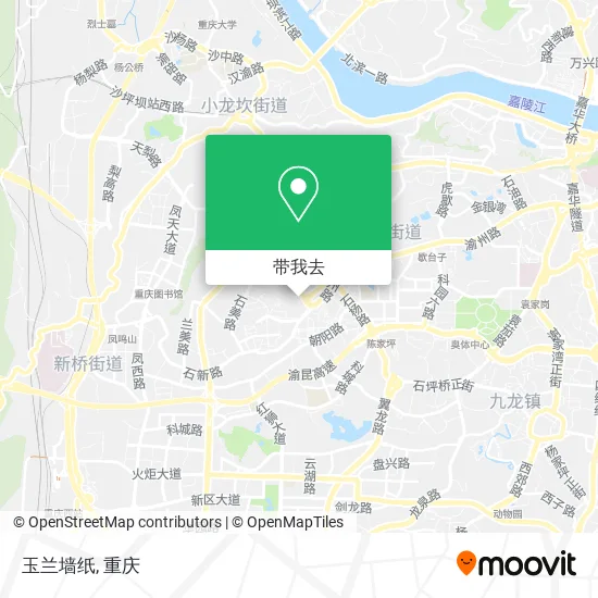 玉兰墙纸地图