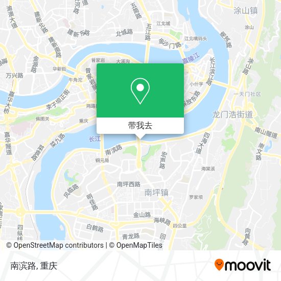南滨路地图