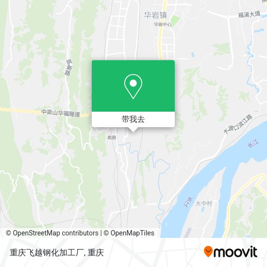 重庆飞越钢化加工厂地图