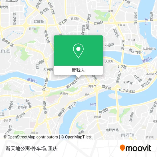 新天地公寓-停车场地图