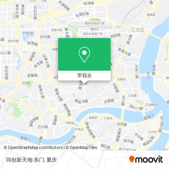 同创新天地-东门地图