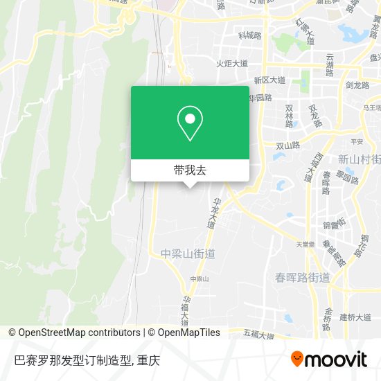 巴赛罗那发型订制造型地图
