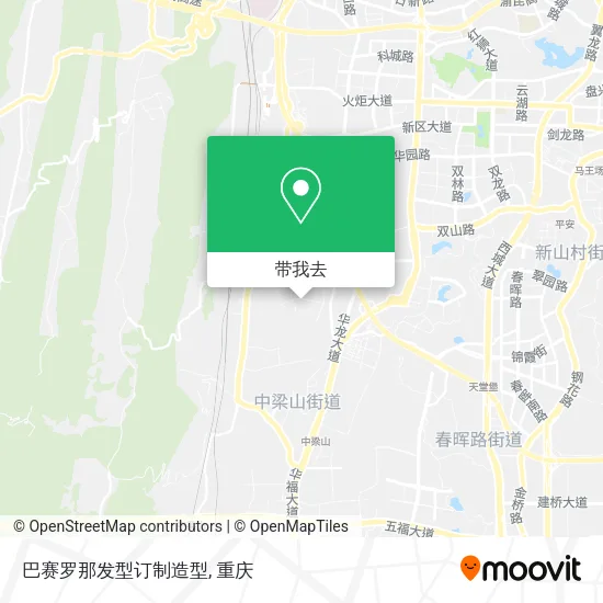 巴赛罗那发型订制造型地图