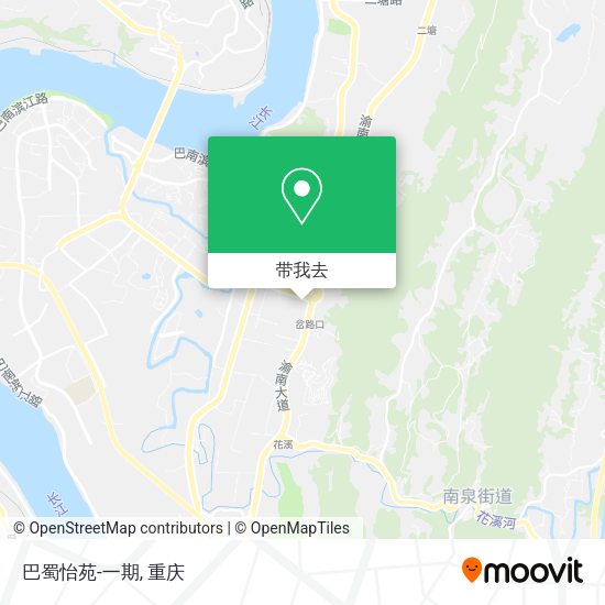 巴蜀怡苑-一期地图