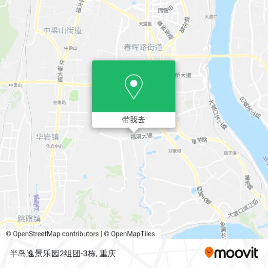 半岛逸景乐园2组团-3栋地图