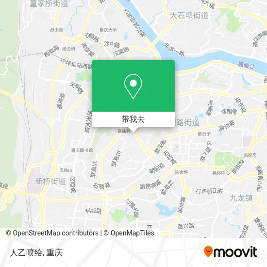 人乙喷绘地图