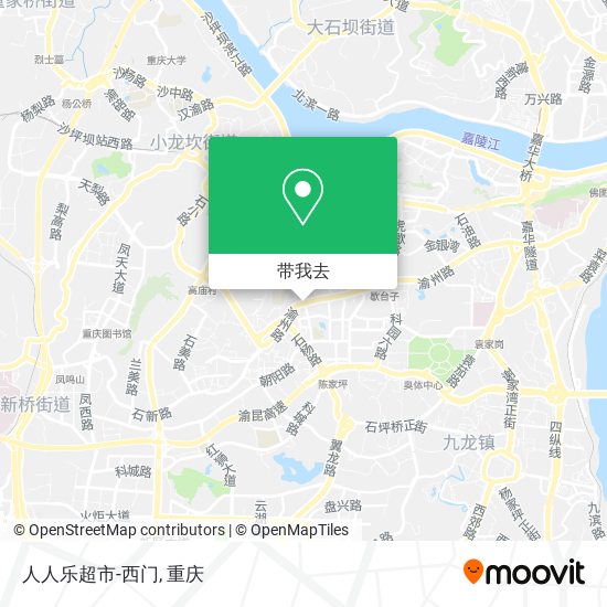 人人乐超市-西门地图