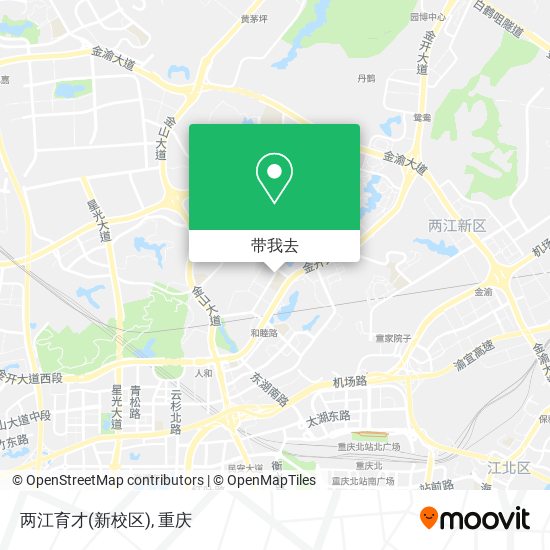 两江育才(新校区)地图