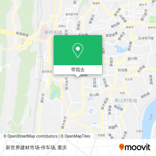 新世界建材市场-停车场地图