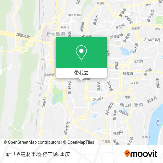 新世界建材市场-停车场地图