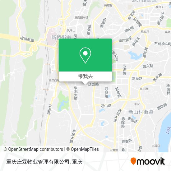 重庆庄霖物业管理有限公司地图