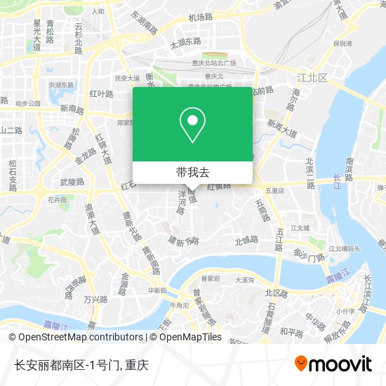 长安丽都南区-1号门地图