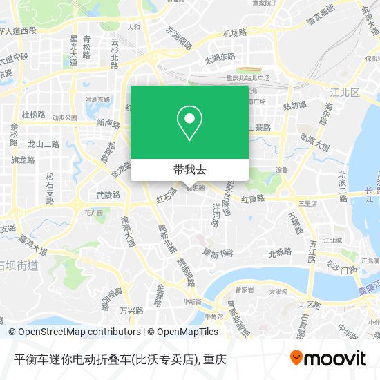 平衡车迷你电动折叠车(比沃专卖店)地图