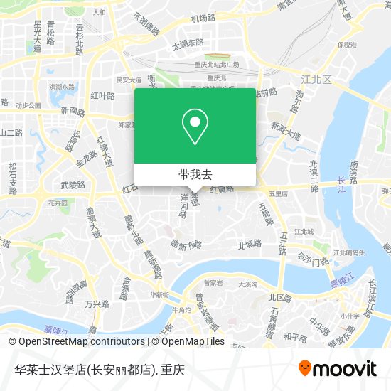 华莱士汉堡店(长安丽都店)地图