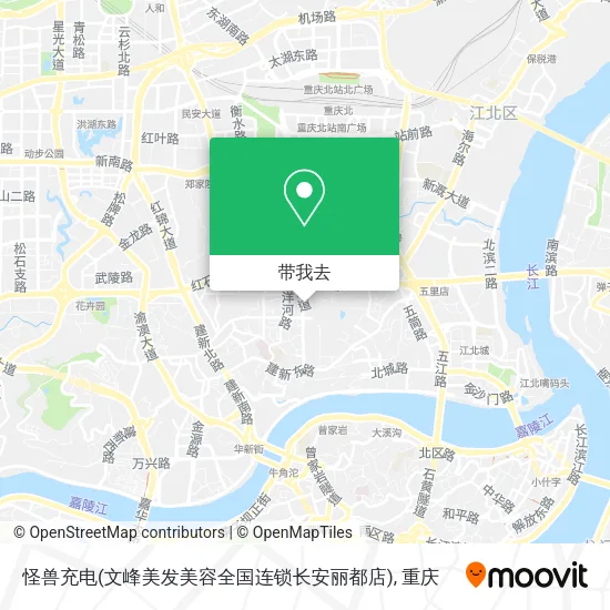 怪兽充电(文峰美发美容全国连锁长安丽都店)地图