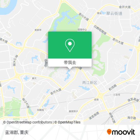 蓝湖郡地图