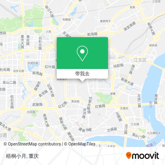 梧桐小月地图