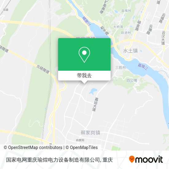 国家电网重庆瑜煌电力设备制造有限公司地图