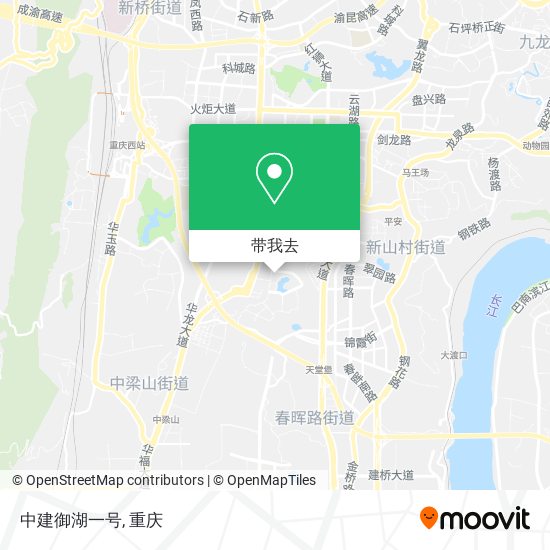 中建御湖一号地图